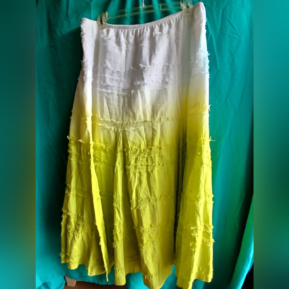 Ruby Rd Ombre Boho Skirt Size 12 - image 2
